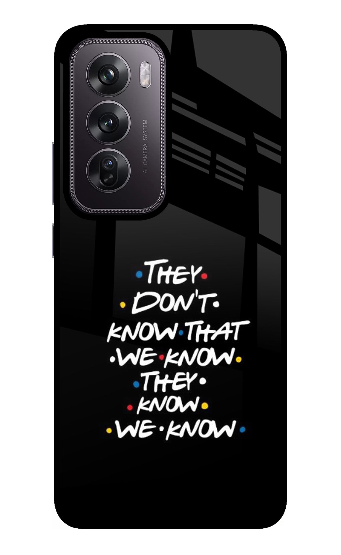 FRIENDS Dialogue Oppo Reno12 Pro 5G Glass Case