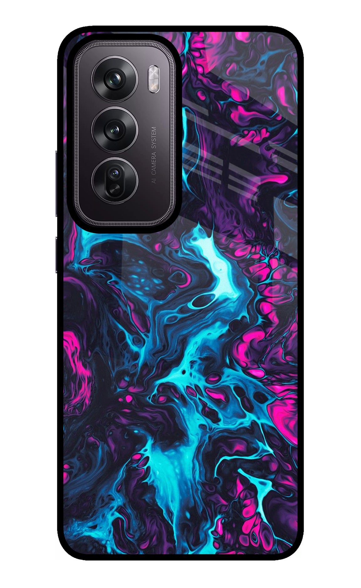 Abstract Oppo Reno12 Pro 5G Glass Case