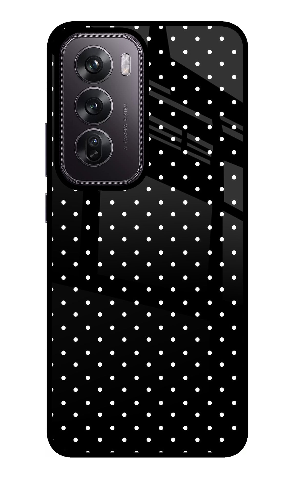 White Dots Oppo Reno12 Pro 5G Glass Case