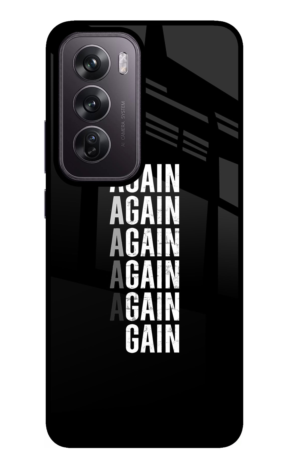 Again Again Gain Oppo Reno12 Pro 5G Glass Case