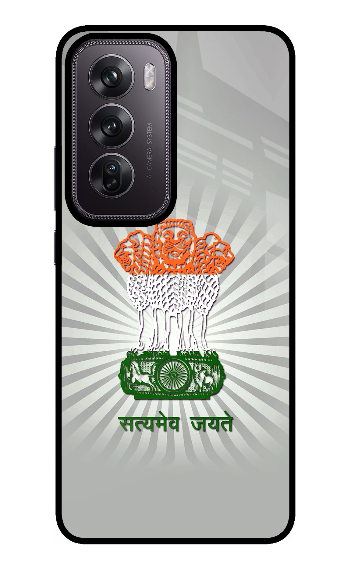 Satyamev Jayate Art Oppo Reno12 Pro 5G Glass Case