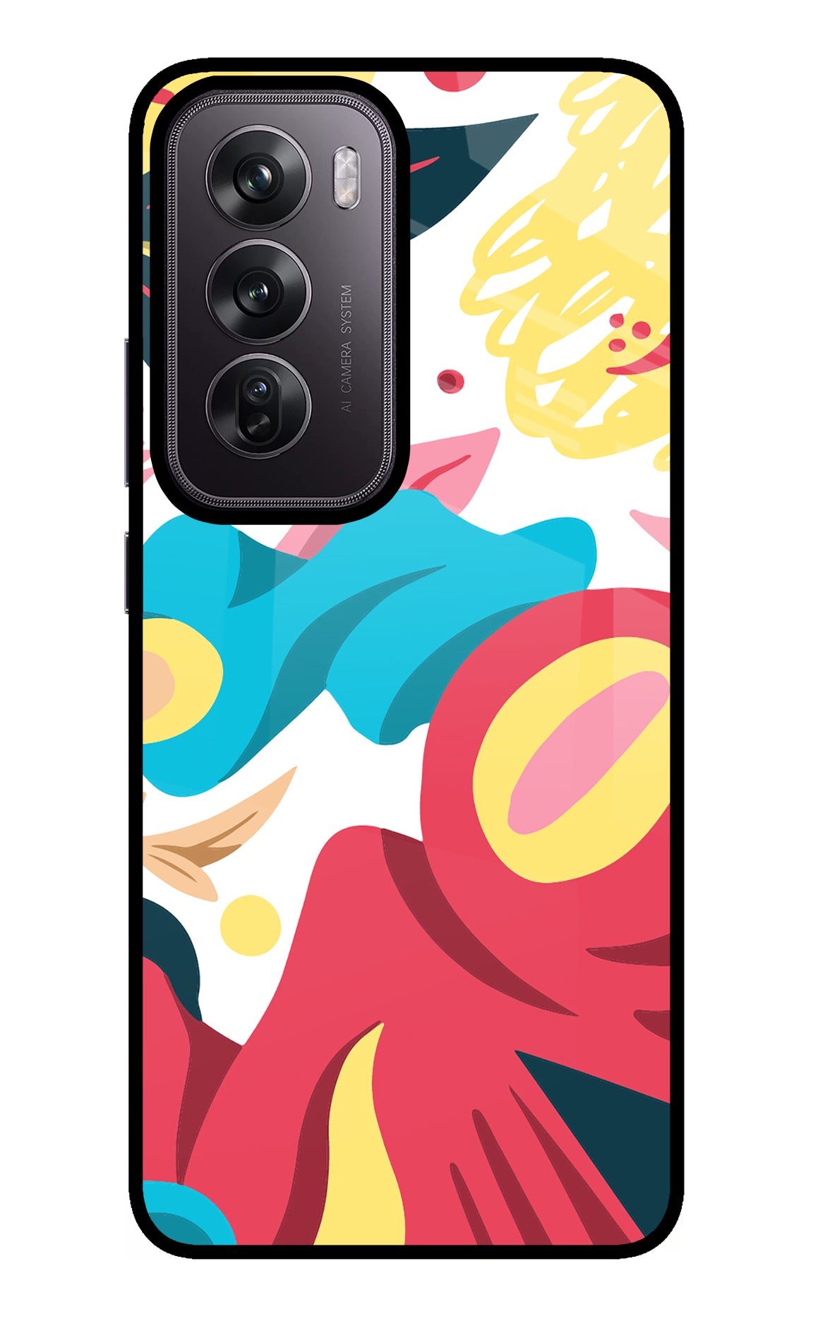 Trippy Art Oppo Reno12 Pro 5G Glass Case