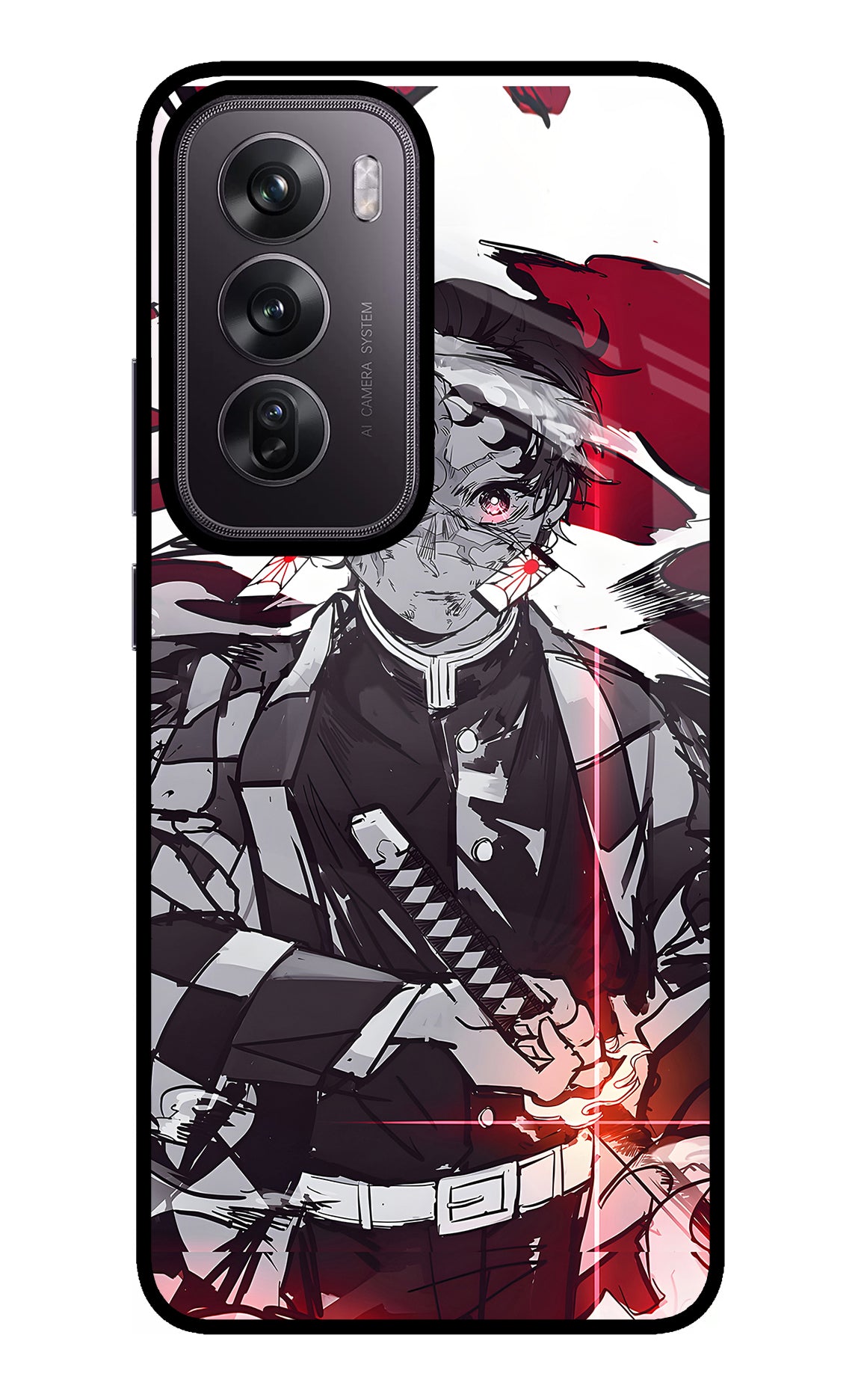 Demon Slayer Oppo Reno12 Pro 5G Glass Case