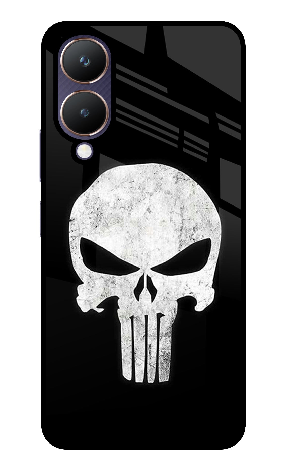 Punisher Skull Vivo Y28 5G Glass Case