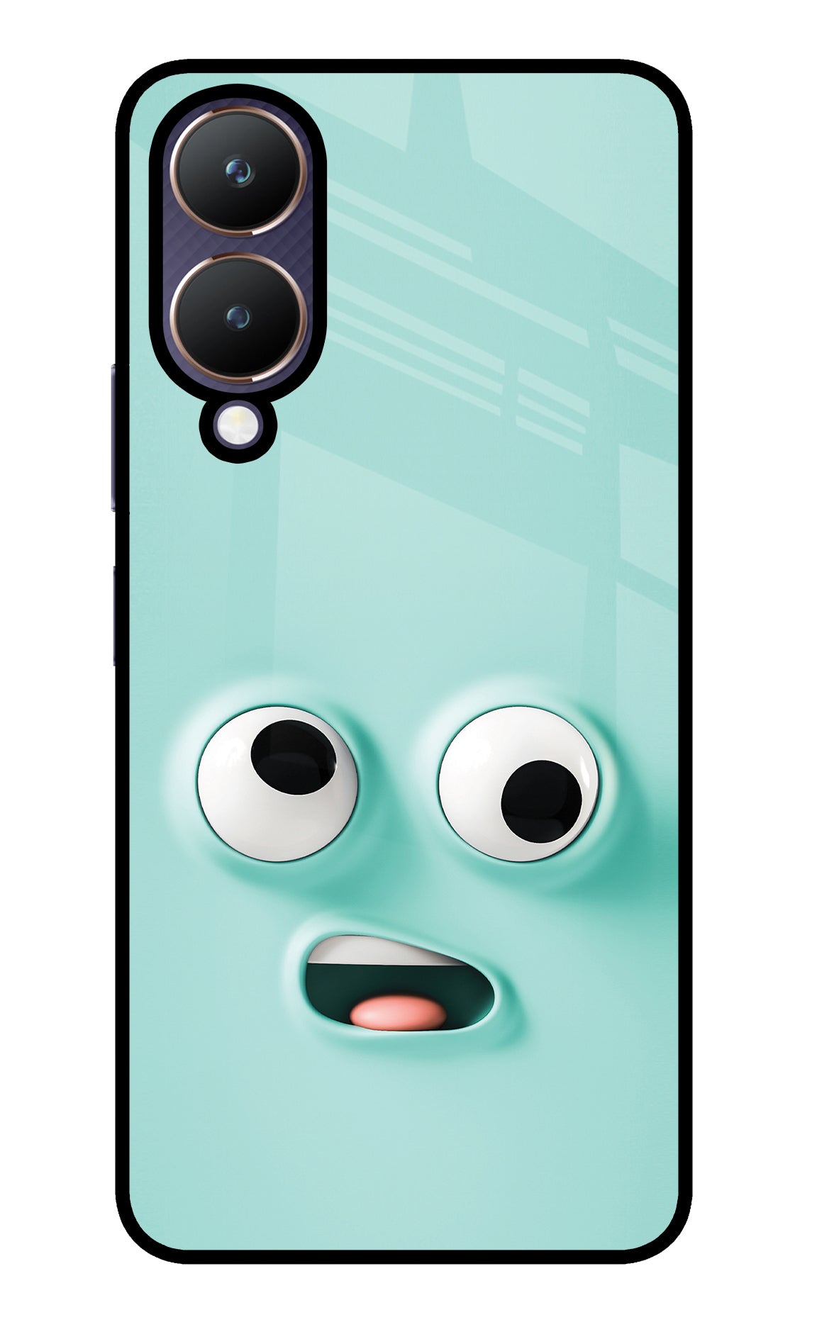 Funny Cartoon Vivo Y28 5G Glass Case
