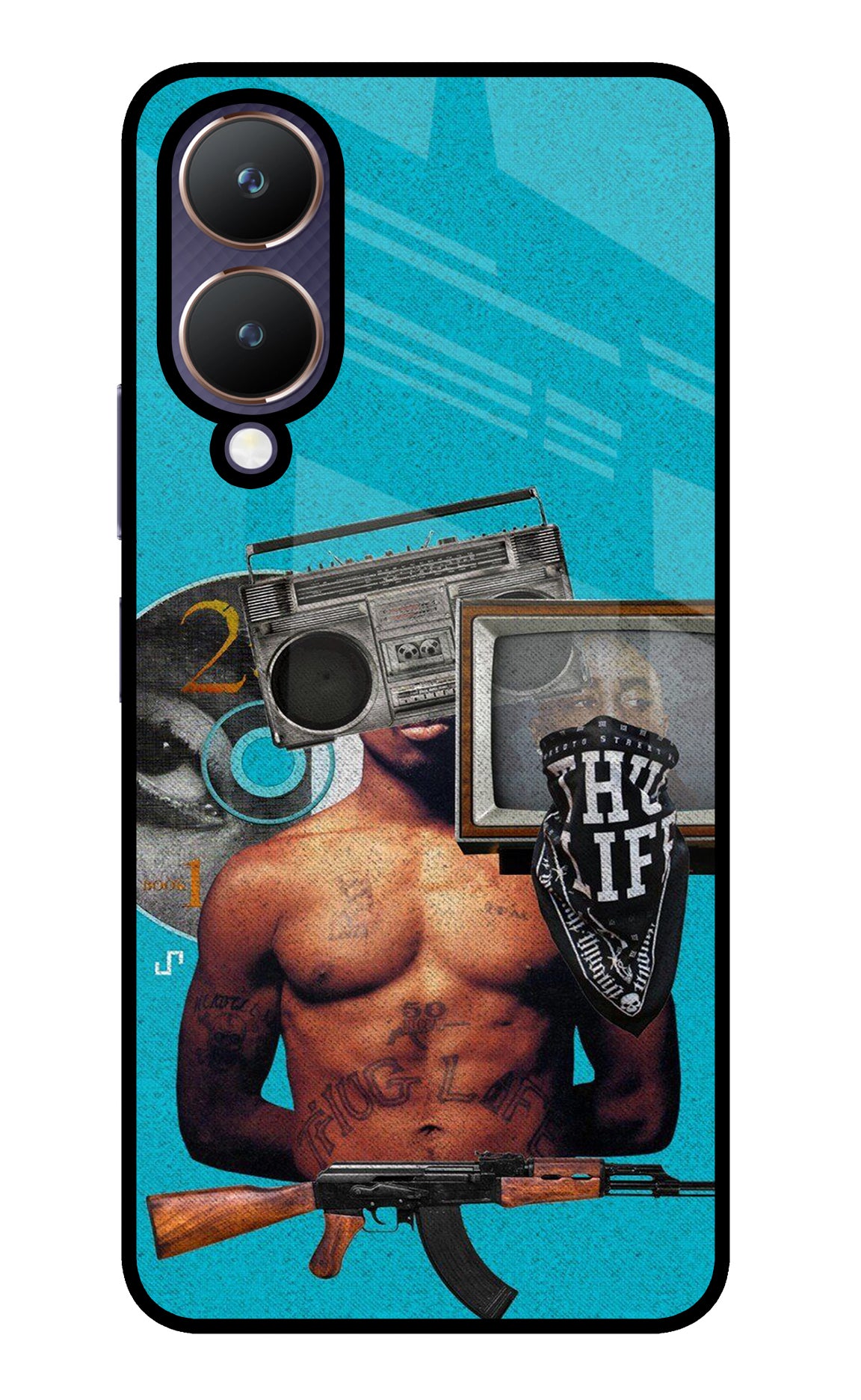 Radio Vivo Y28 5G Glass Case