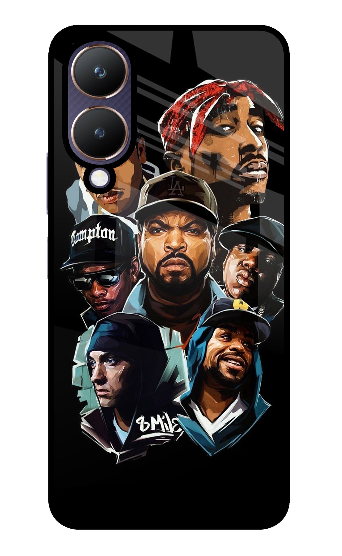Rappers Vivo Y28 5G Glass Case