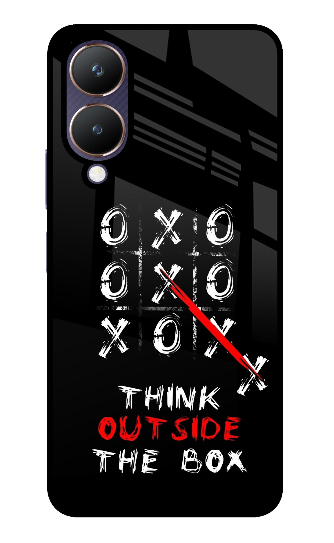 Think out of the BOX Vivo Y28 5G Glass Case