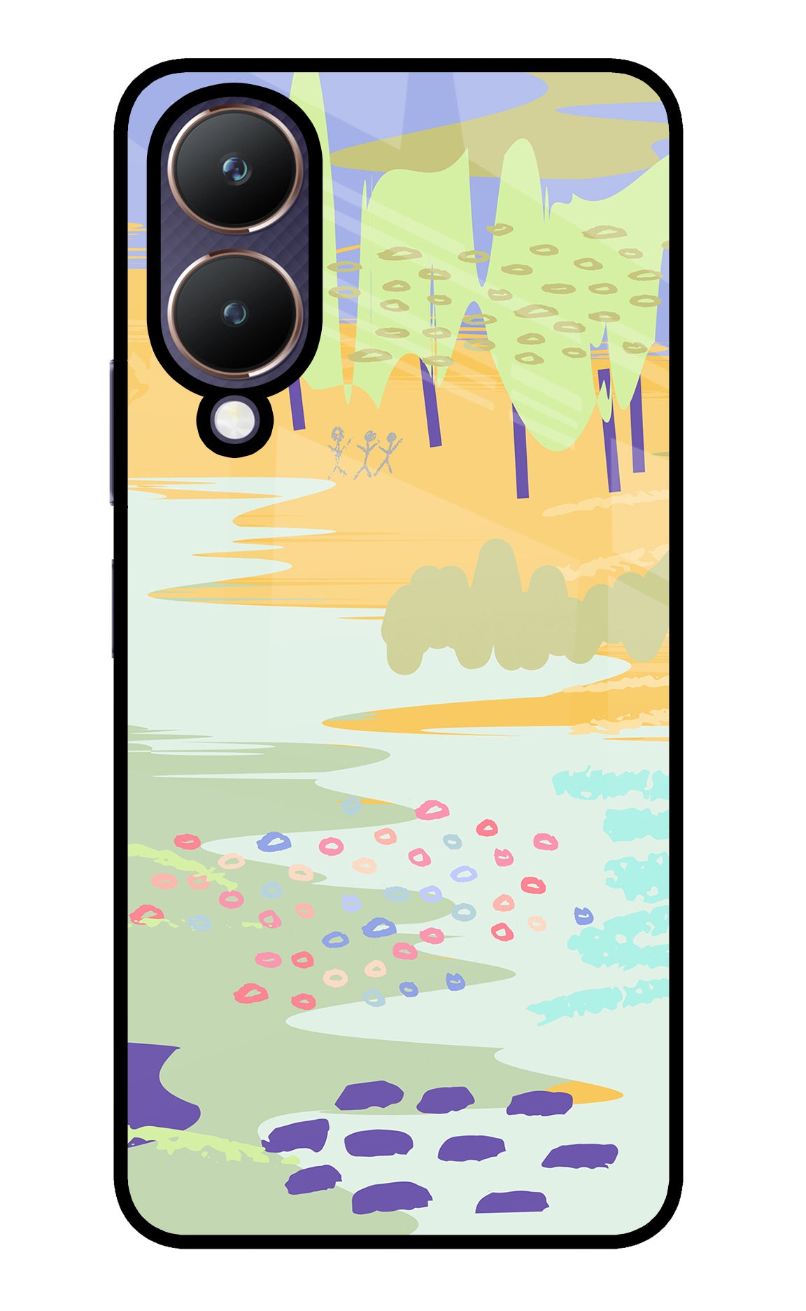 Scenery Vivo Y28 5G Glass Case