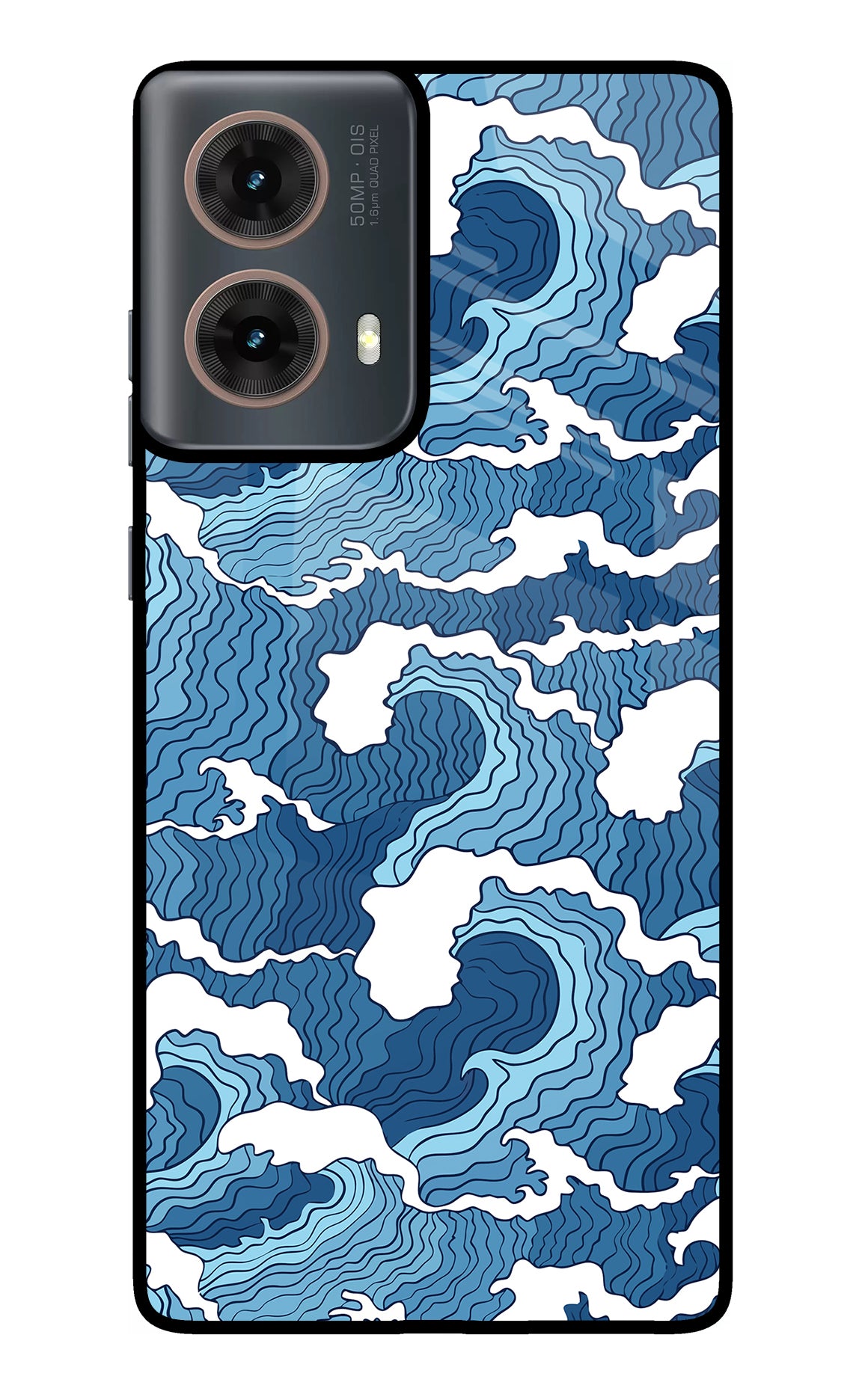 Blue Waves Case for Motorola G85