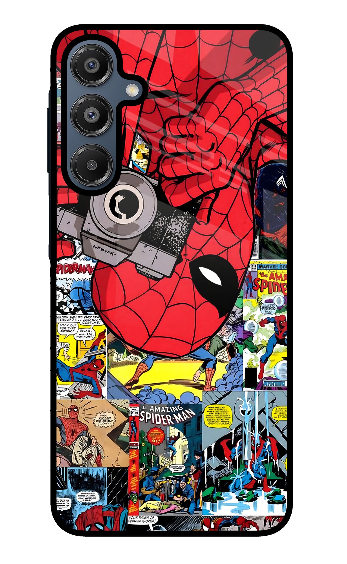 Spider Man Samsung A16 5G Glass Case
