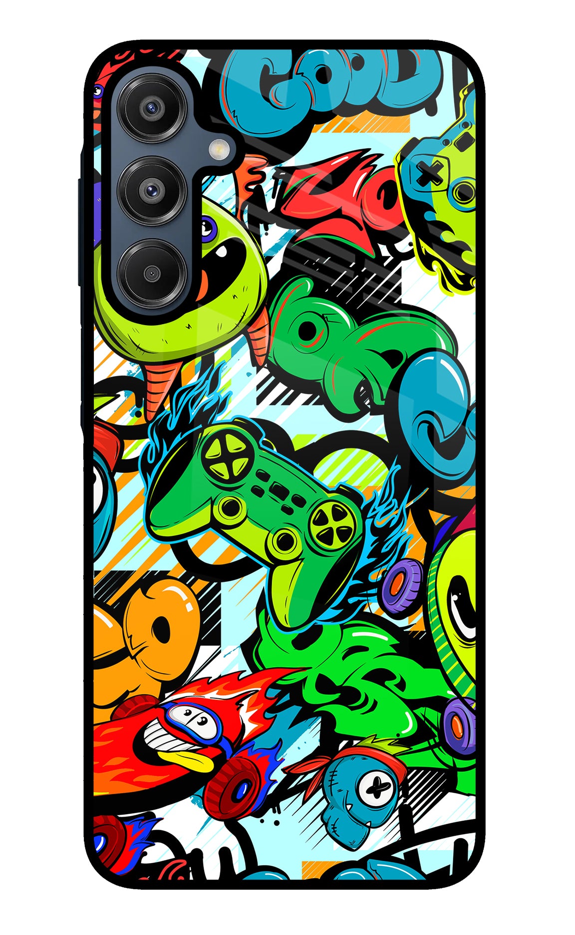Game Doodle Samsung A16 5G Glass Case
