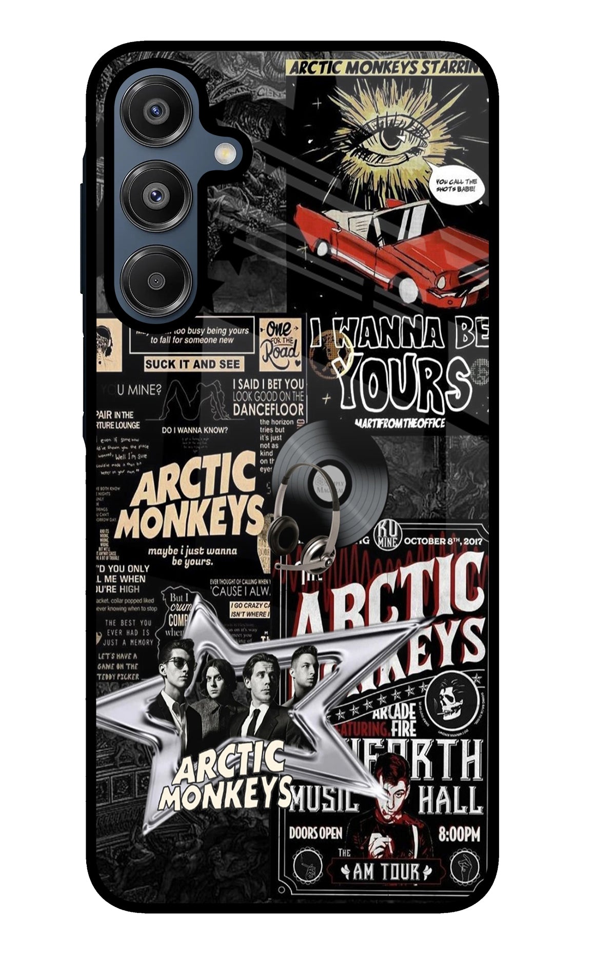 Arctic Monkeys Samsung A16 5G Glass Case