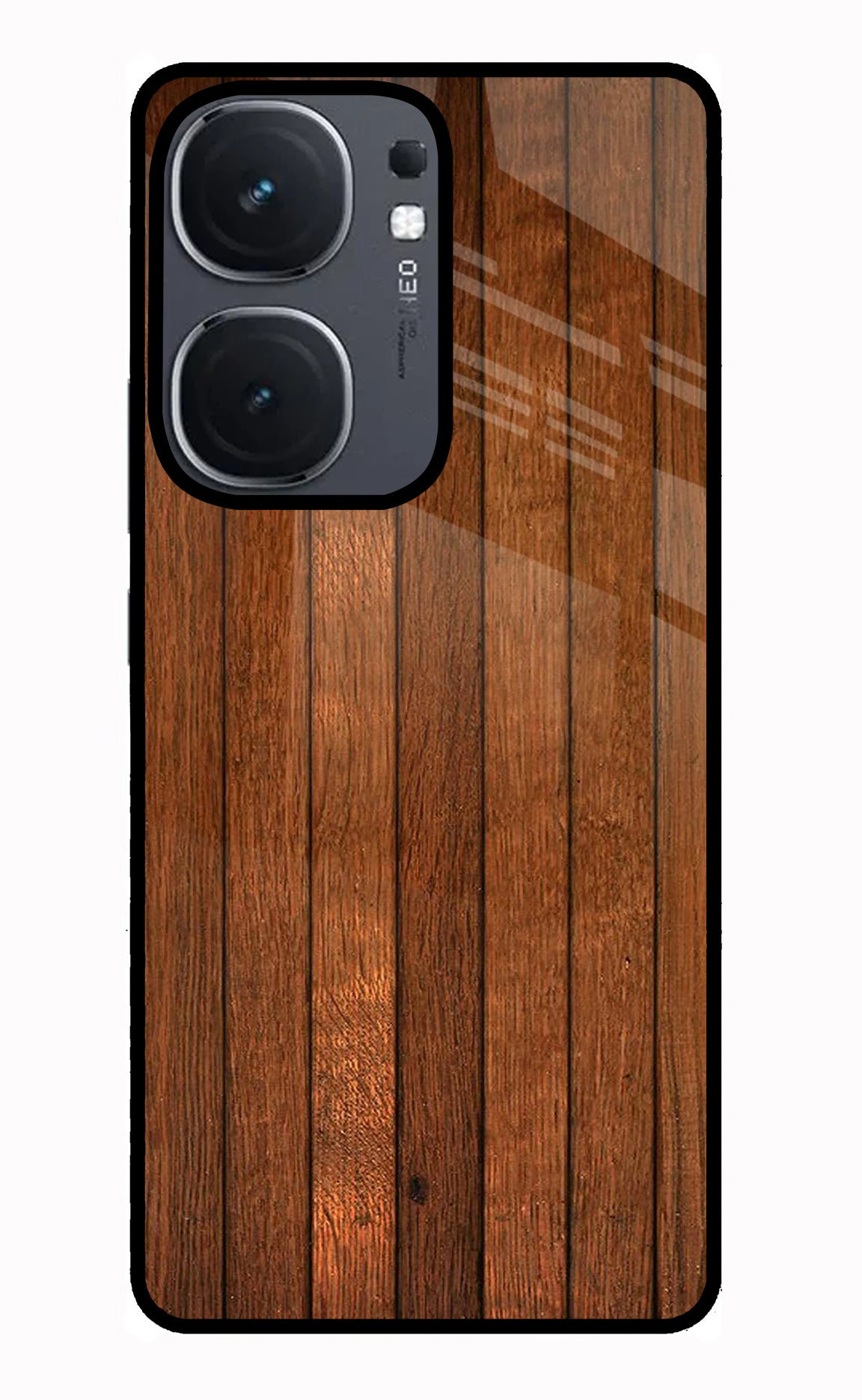 Wooden Artwork Bands IQOO Neo9 Pro Glass Case