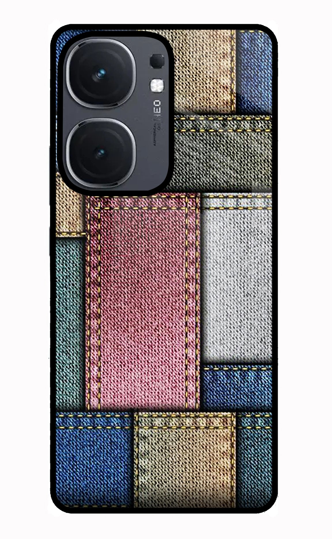 Multicolor Jeans IQOO Neo9 Pro Glass Case