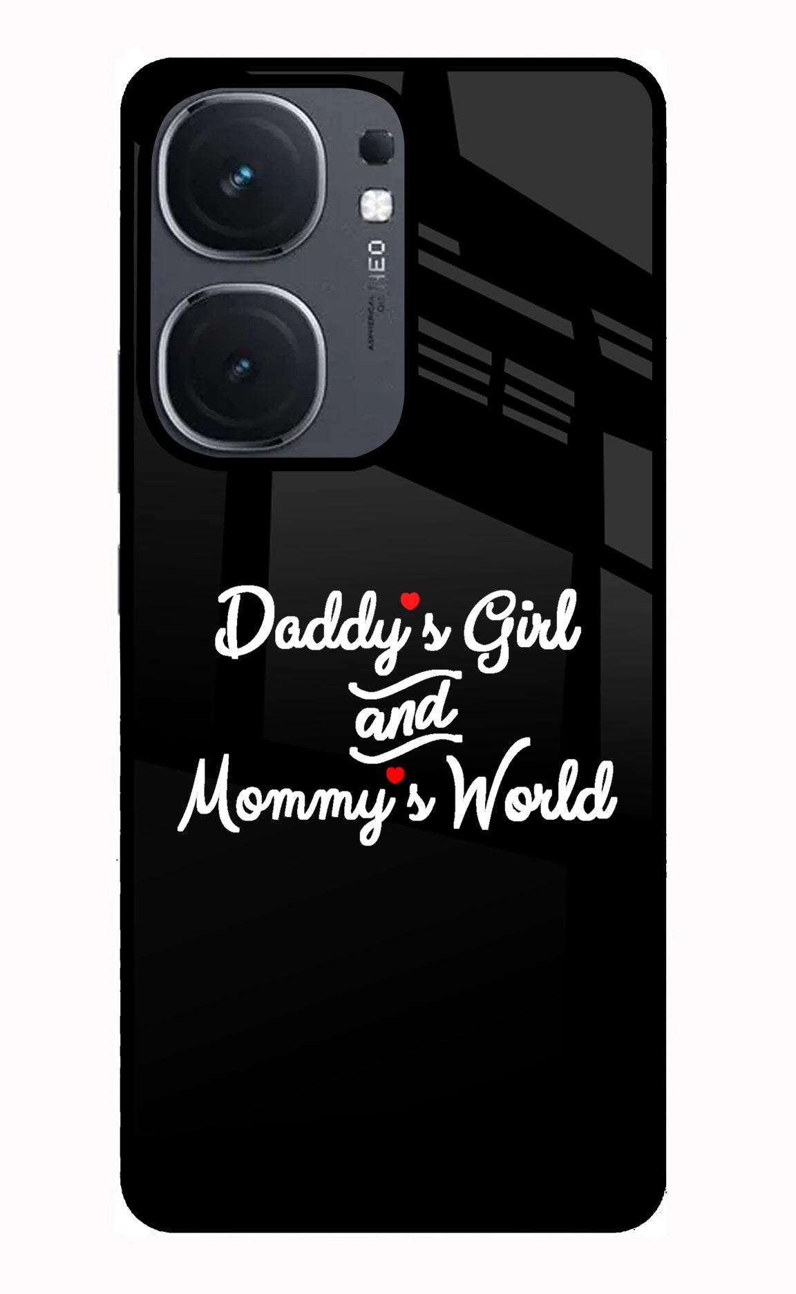 Daddy's Girl and Mommy's World IQOO Neo9 Pro Glass Case