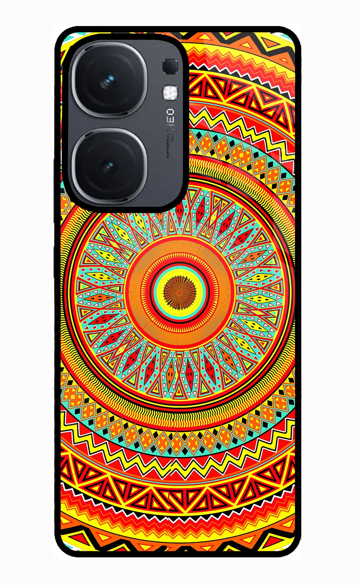 Mandala Pattern IQOO Neo9 Pro Glass Case