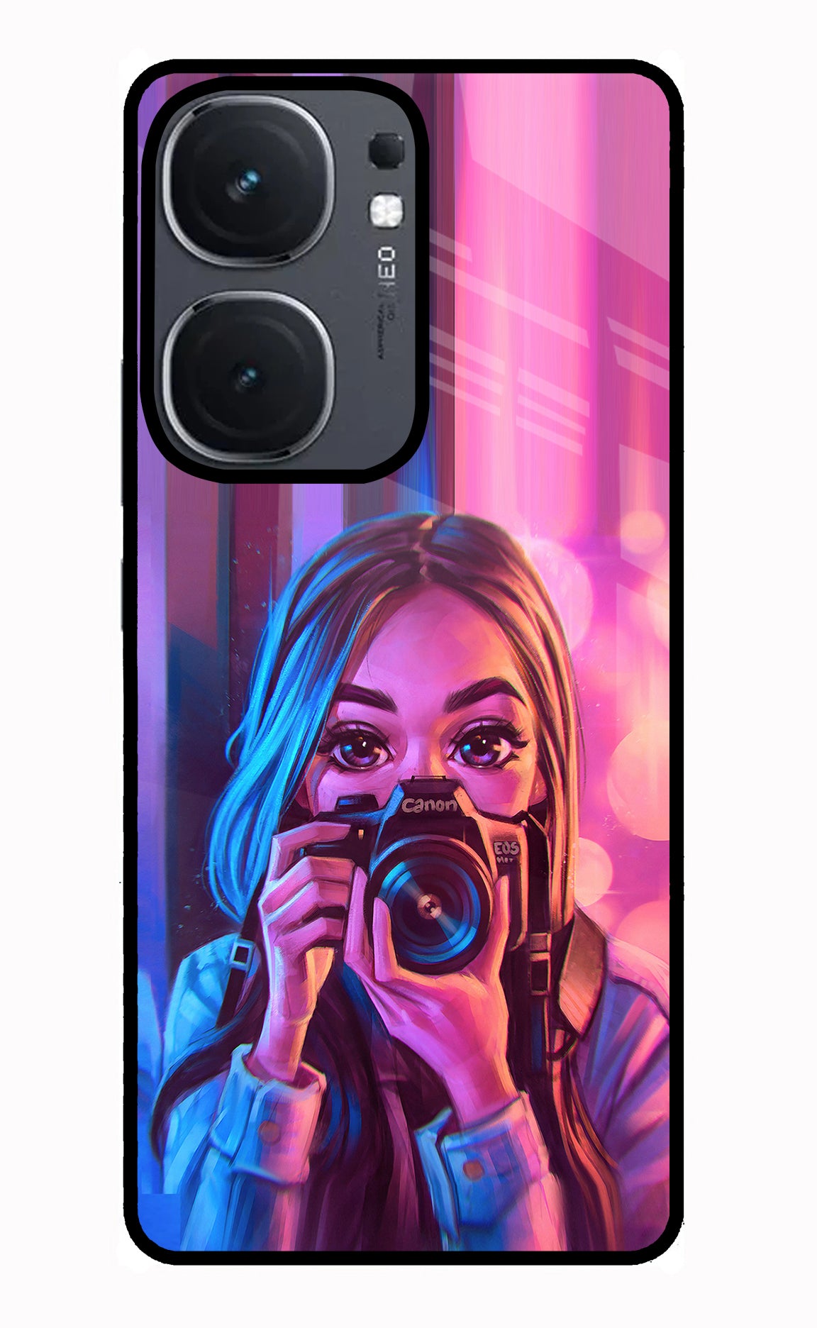 Girl Photographer IQOO Neo9 Pro Glass Case