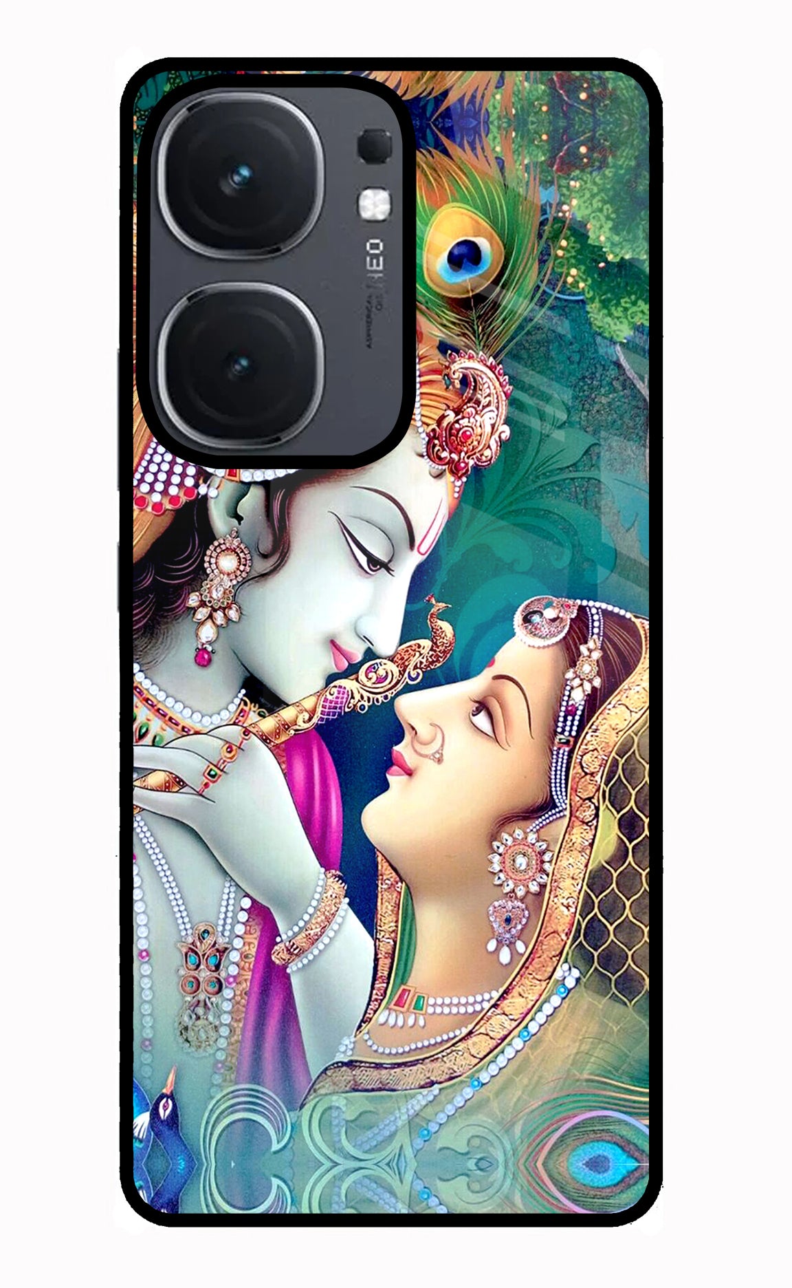 Lord Radha Krishna IQOO Neo9 Pro Glass Case