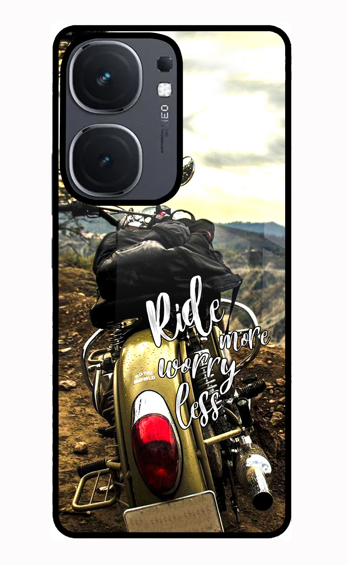 Ride More Worry Less IQOO Neo9 Pro Glass Case