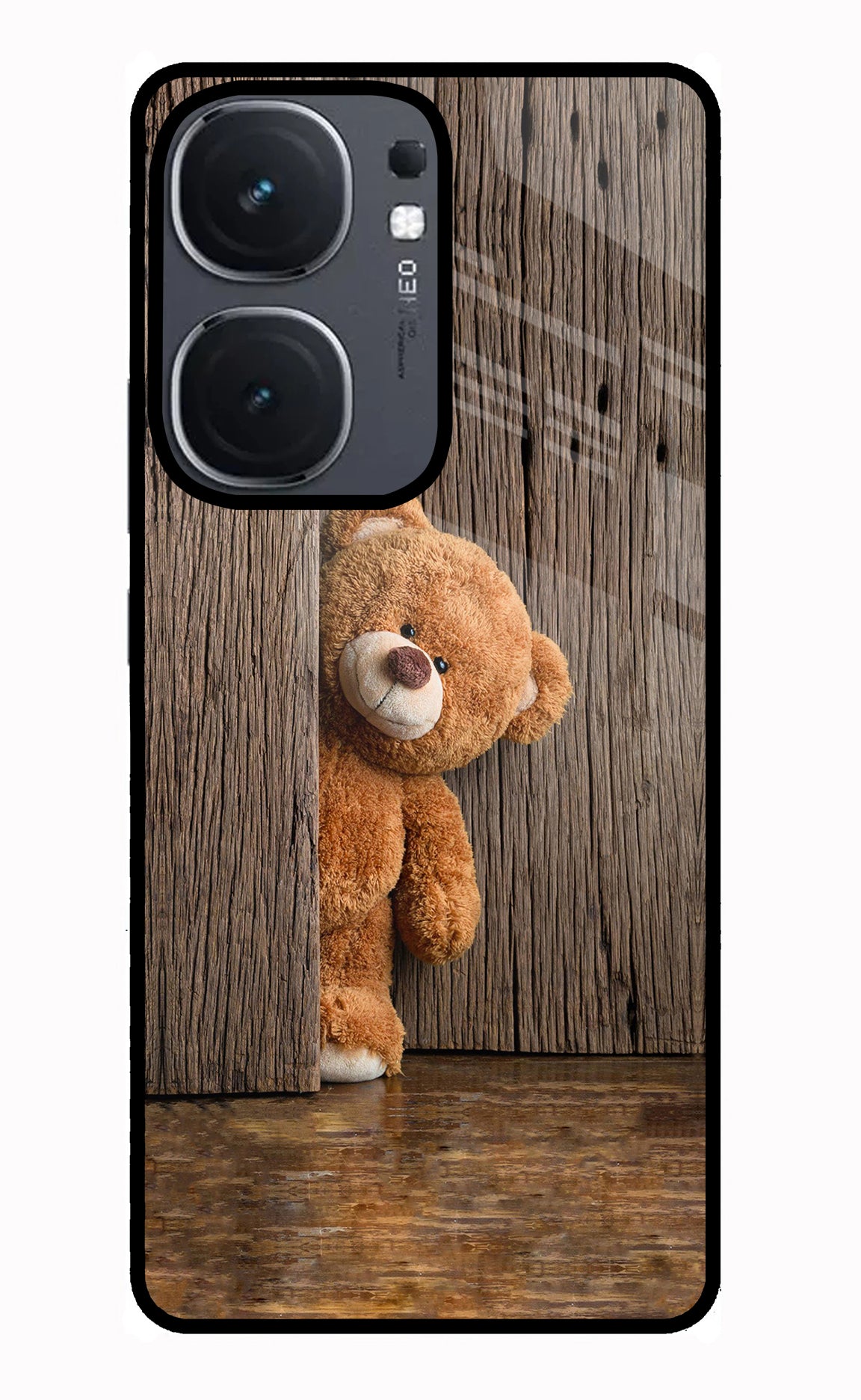 Teddy Wooden IQOO Neo9 Pro Glass Case