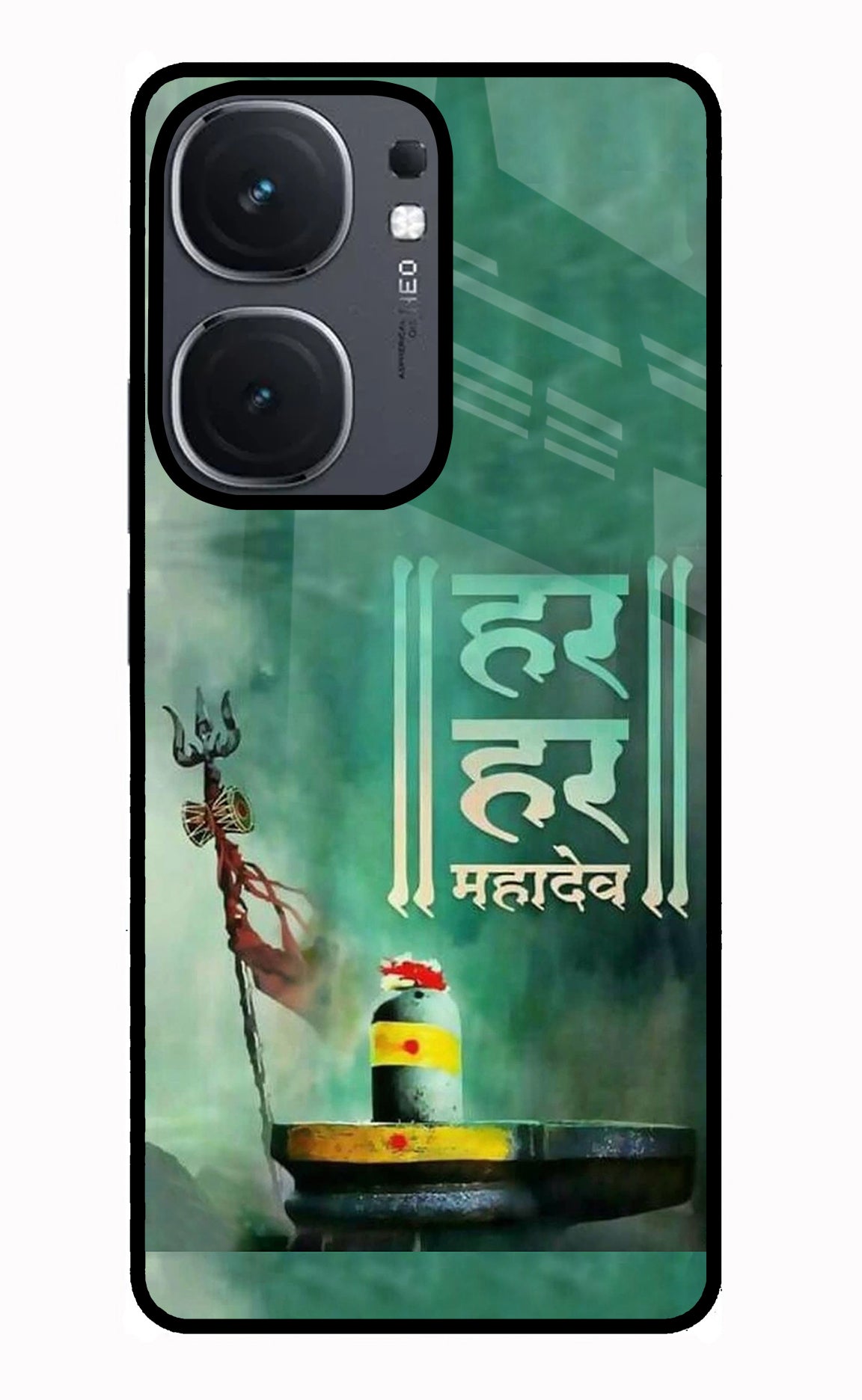 Har Har Mahadev Shivling IQOO Neo9 Pro Glass Case