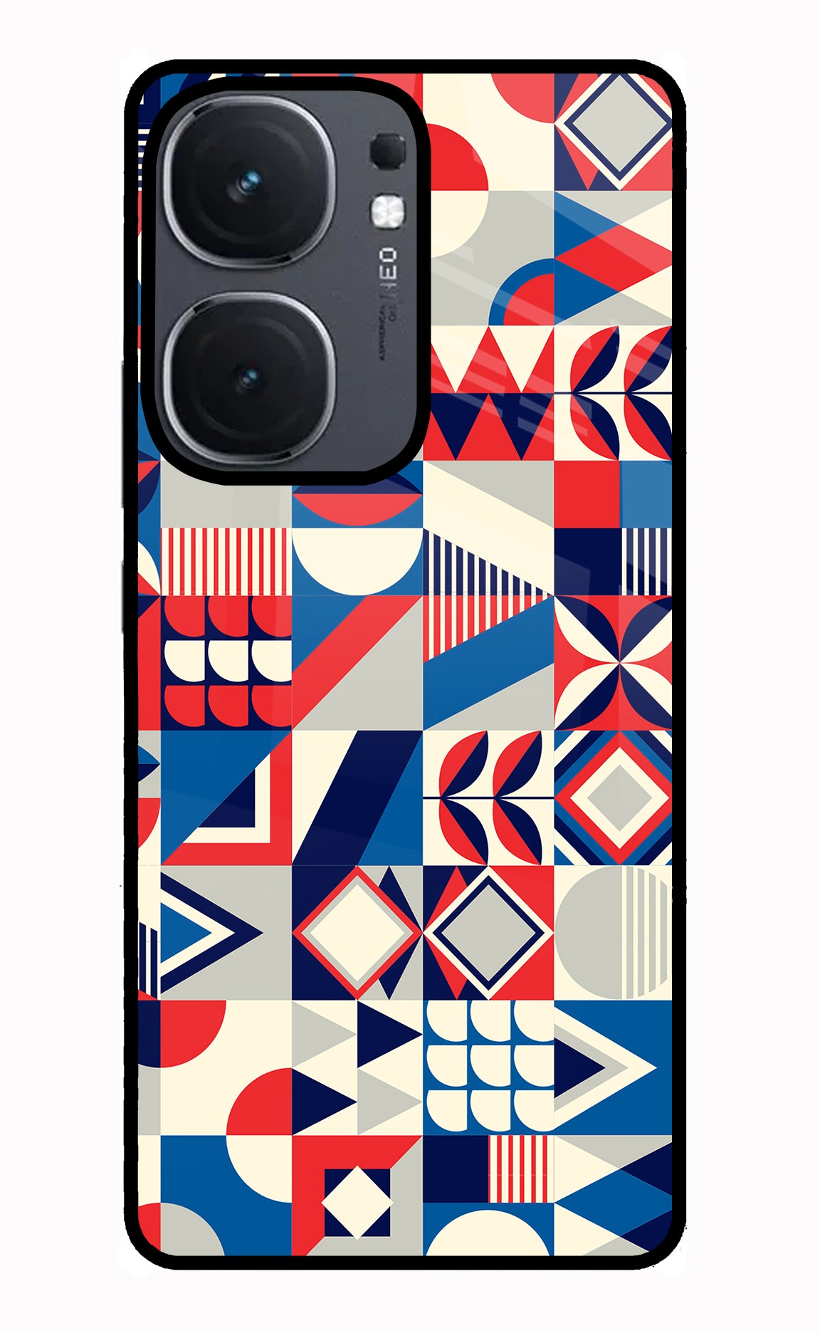 Colorful Pattern IQOO Neo9 Pro Glass Case