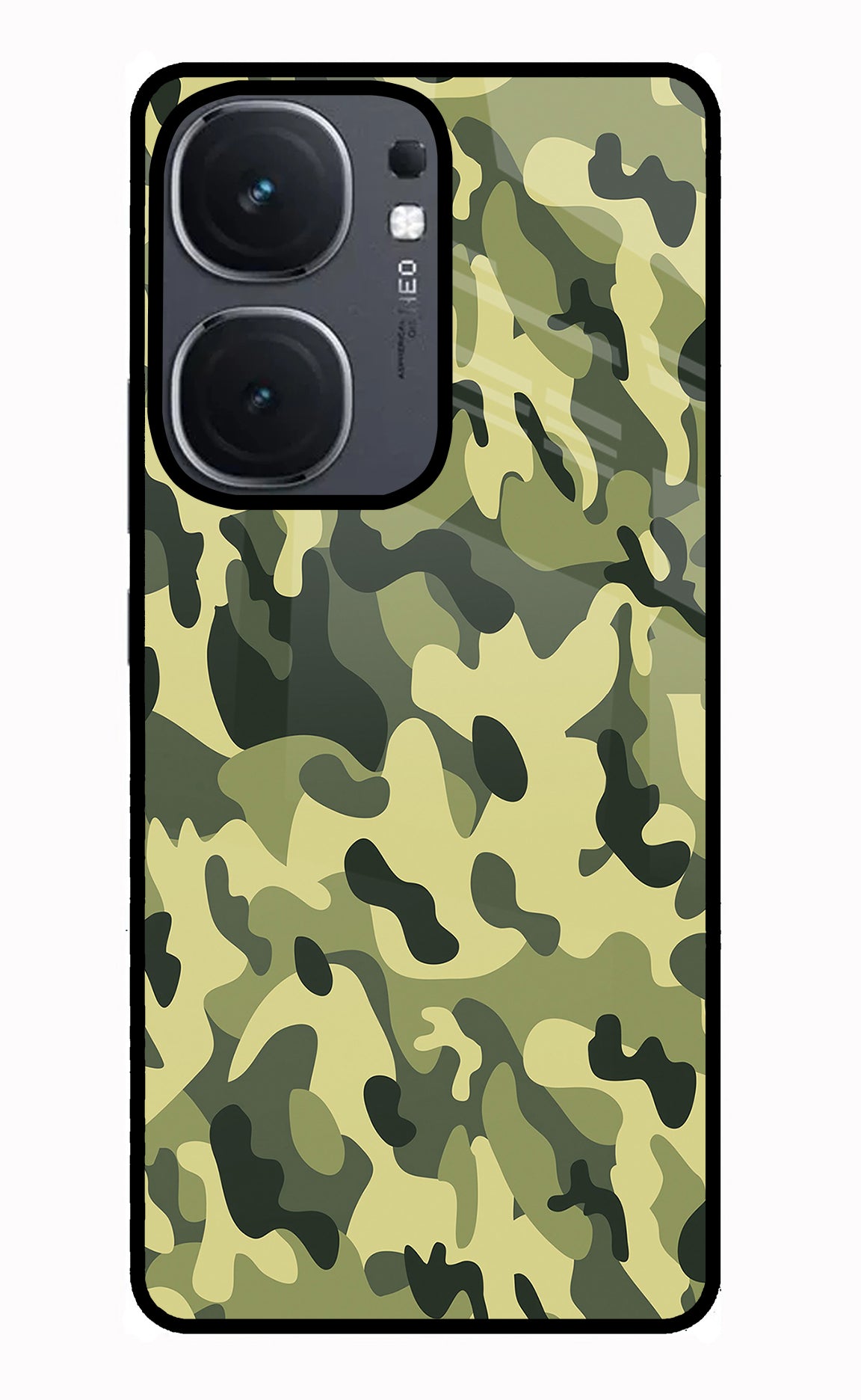 Camouflage IQOO Neo9 Pro Glass Case