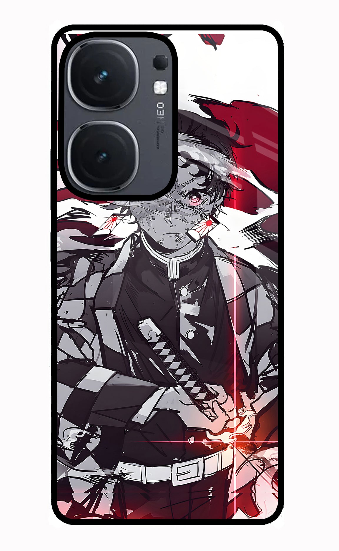 Demon Slayer IQOO Neo9 Pro Glass Case