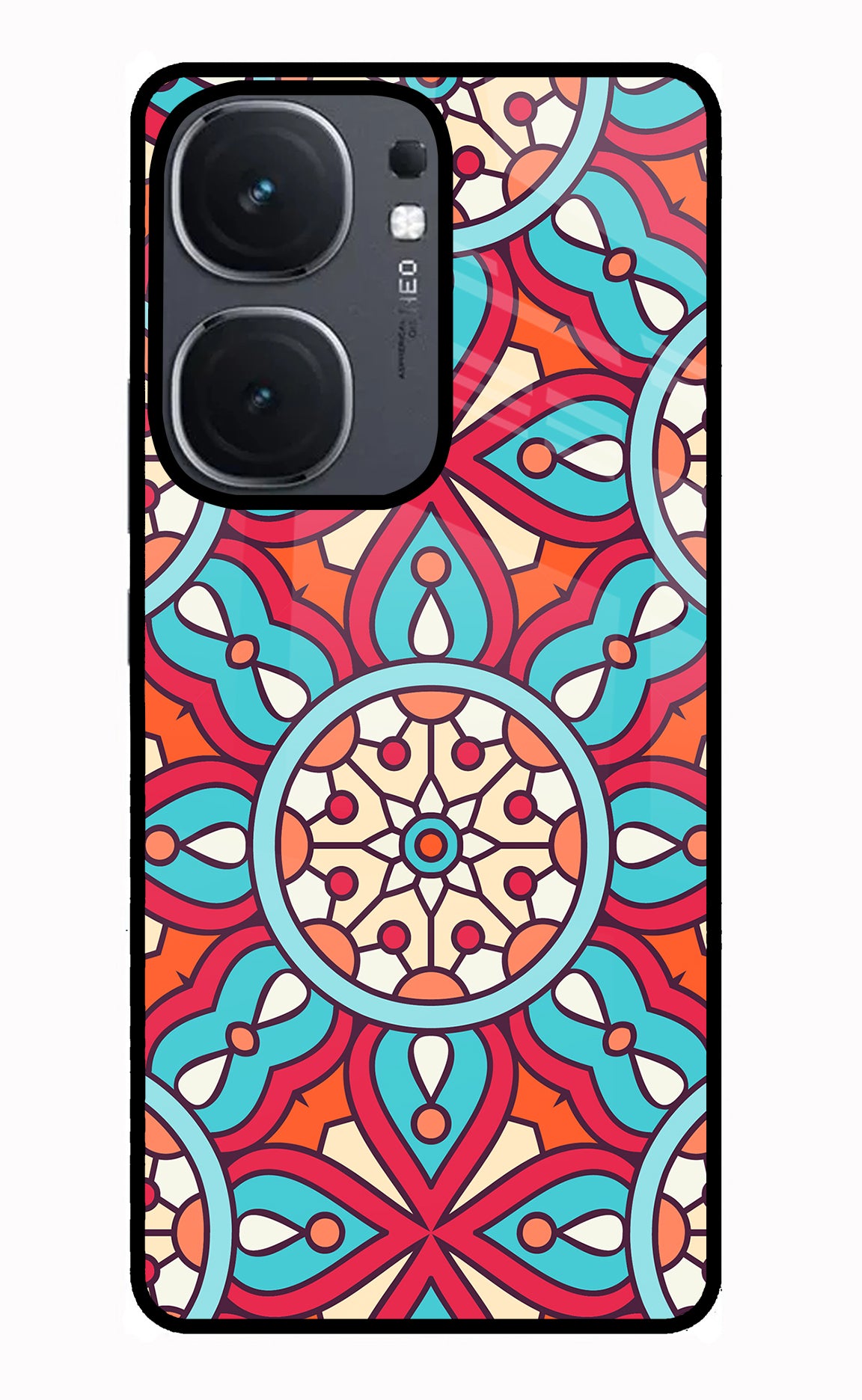 Mandala Geometric IQOO Neo9 Pro Glass Case