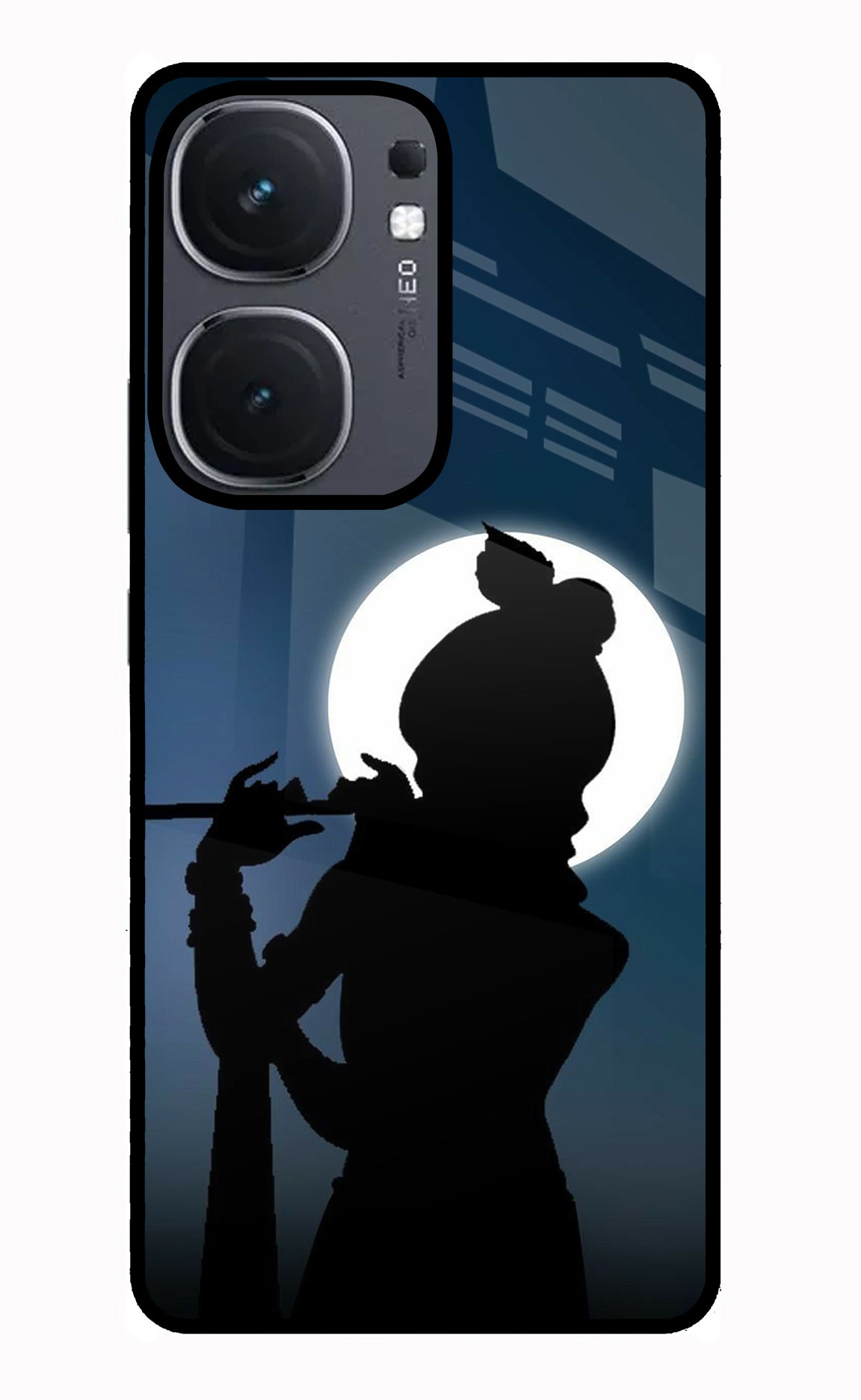 Shri Krishna Silhouette IQOO Neo9 Pro Glass Case