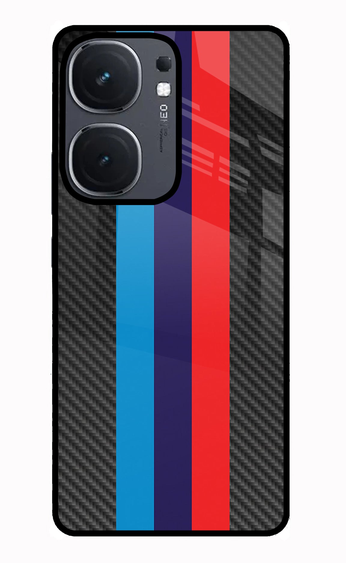 BMW Stripes Pattern IQOO Neo9 Pro Glass Case