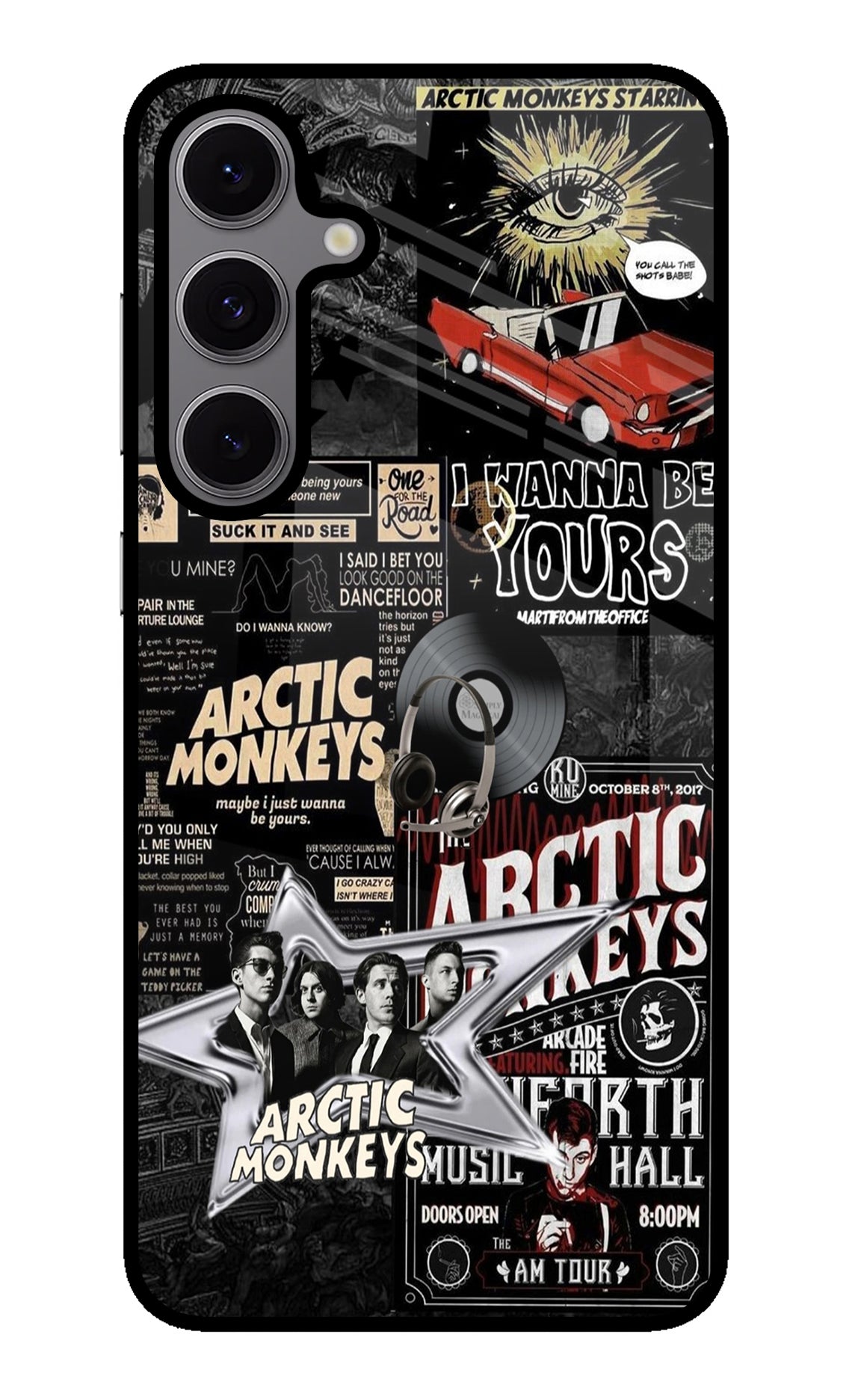 Arctic Monkeys Samsung S24 FE 5G Glass Case