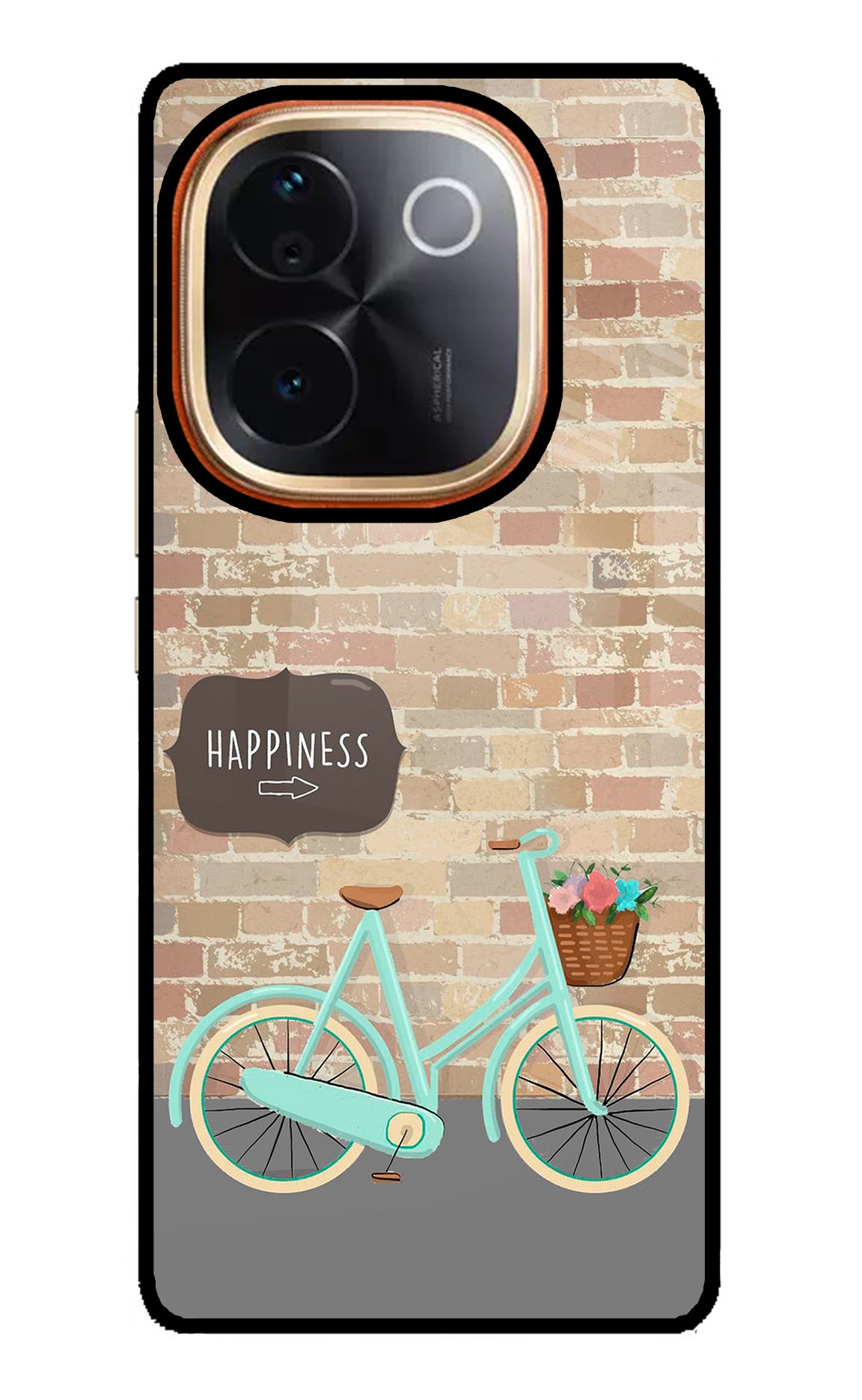 Happiness Artwork Vivo T3 Pro 5G Glass Case