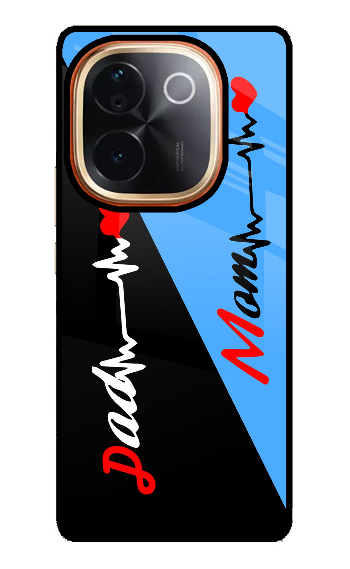 Mom Dad Vivo T3 Pro 5G Glass Case