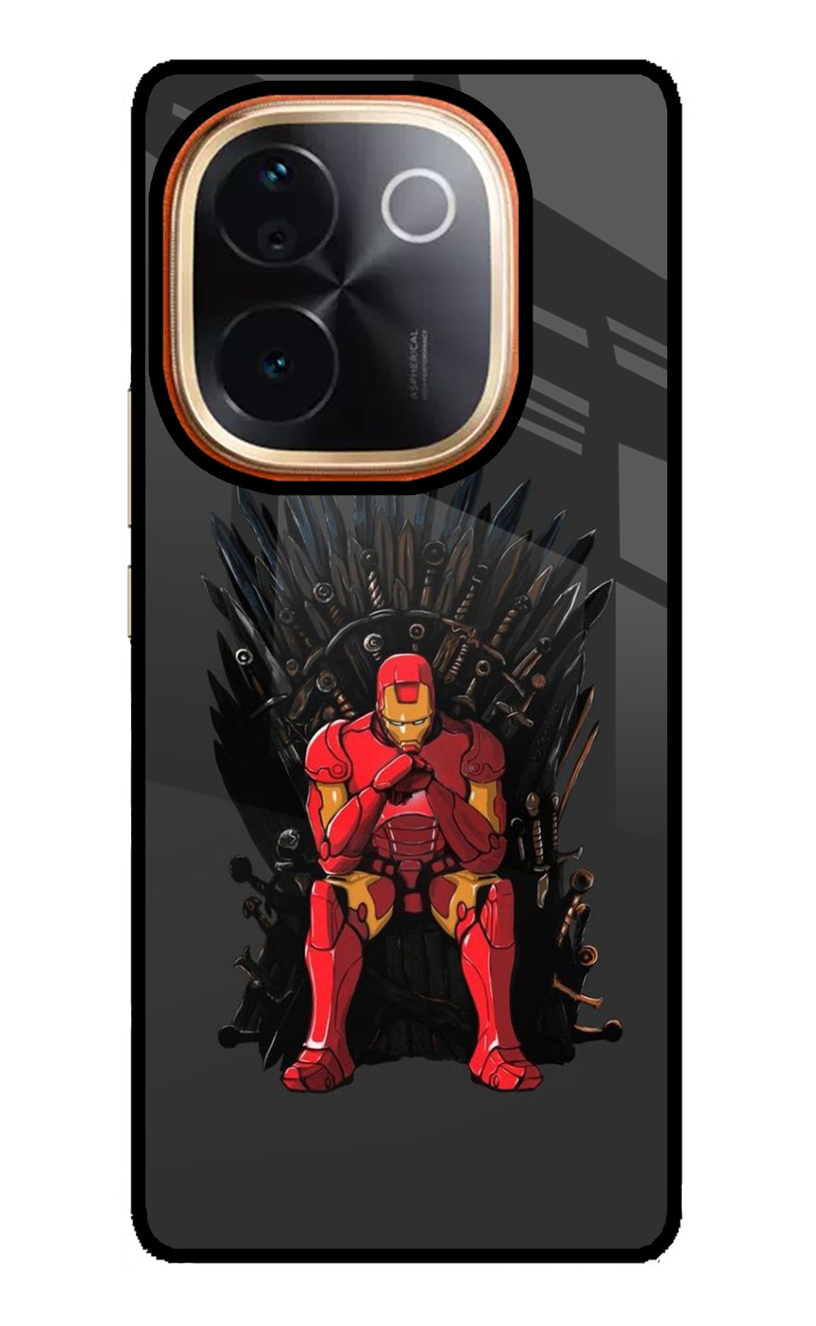 Ironman Throne Vivo T3 Pro 5G Glass Case