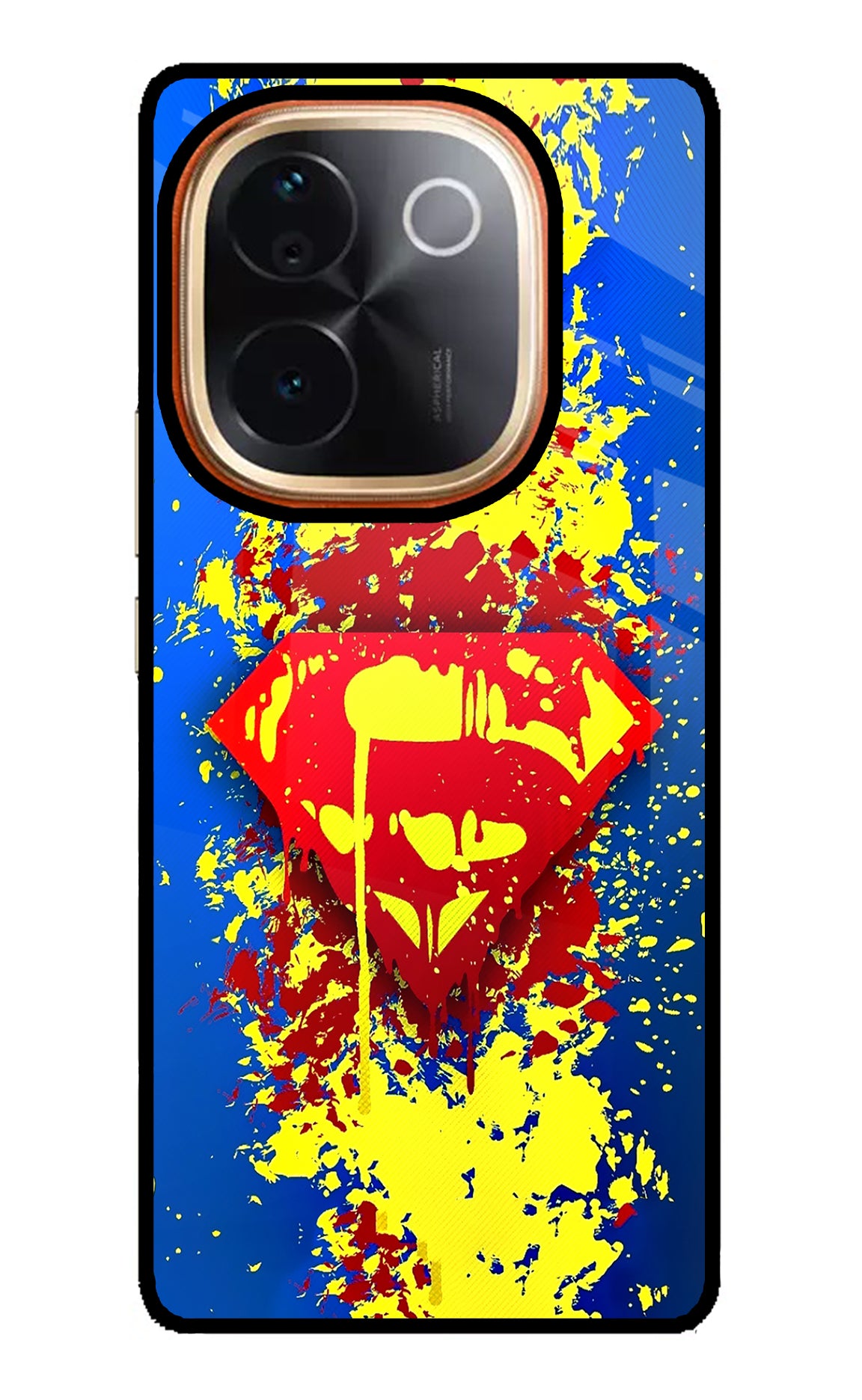 Superman logo Vivo T3 Pro 5G Glass Case