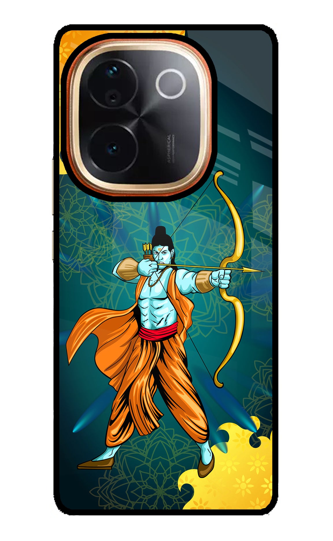 Lord Ram - 6 Vivo T3 Pro 5G Glass Case