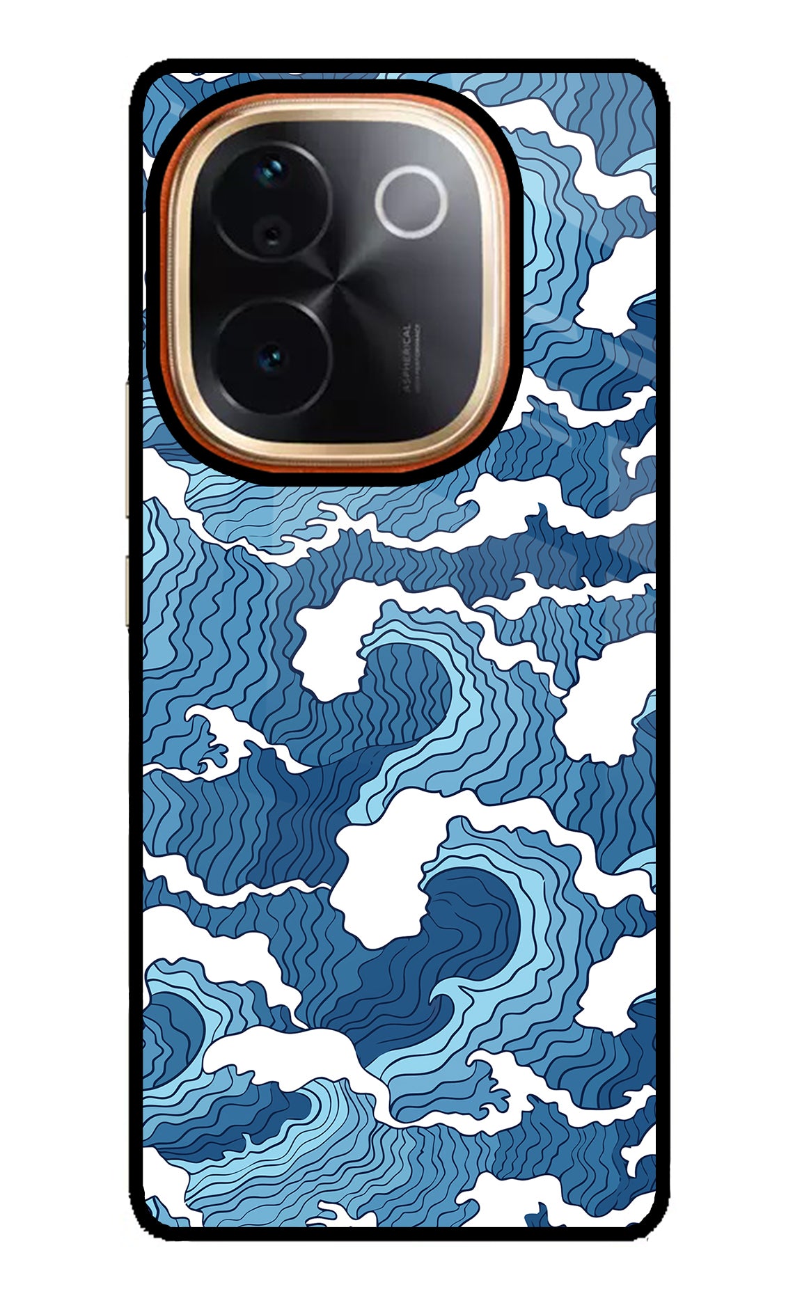 Blue Waves Vivo T3 Pro 5G Glass Case