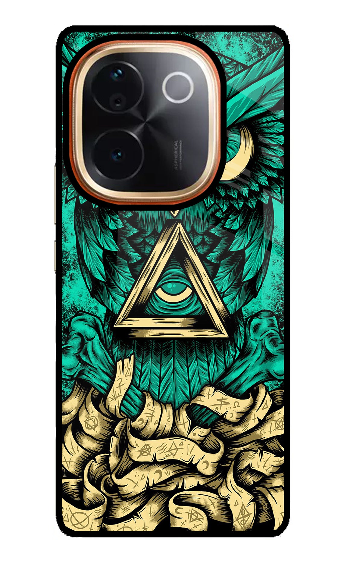 Green Owl Vivo T3 Pro 5G Glass Case
