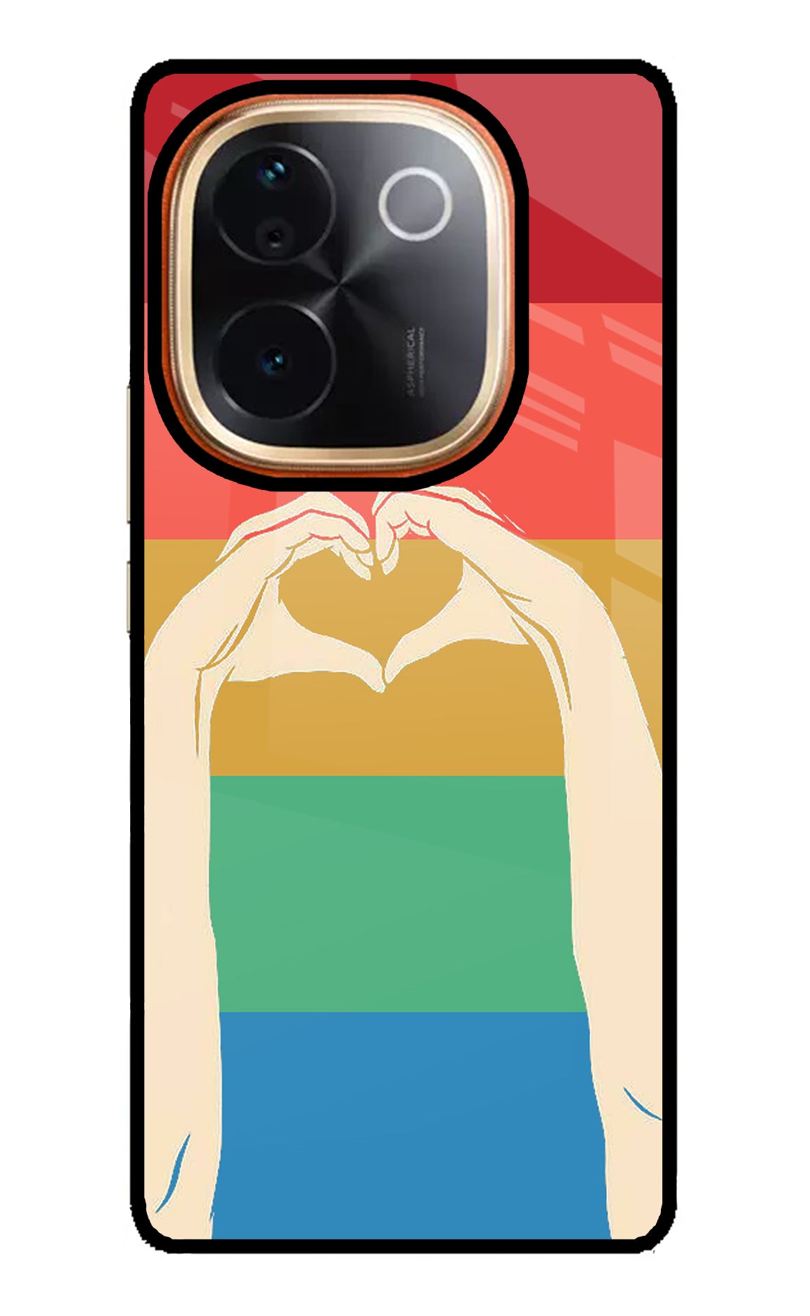 Vintage Love Vivo T3 Pro 5G Glass Case