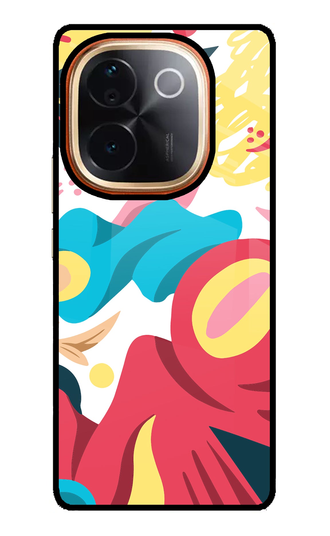 Trippy Art Vivo T3 Pro 5G Glass Case