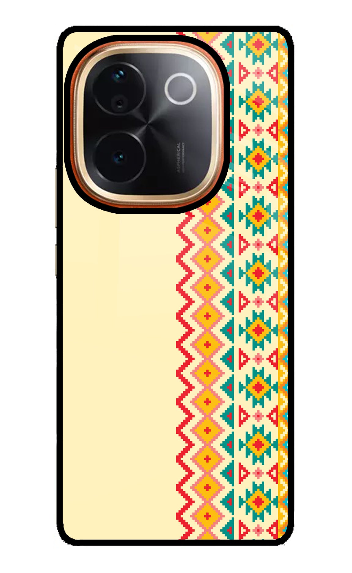 Ethnic Seamless Vivo T3 Pro 5G Glass Case
