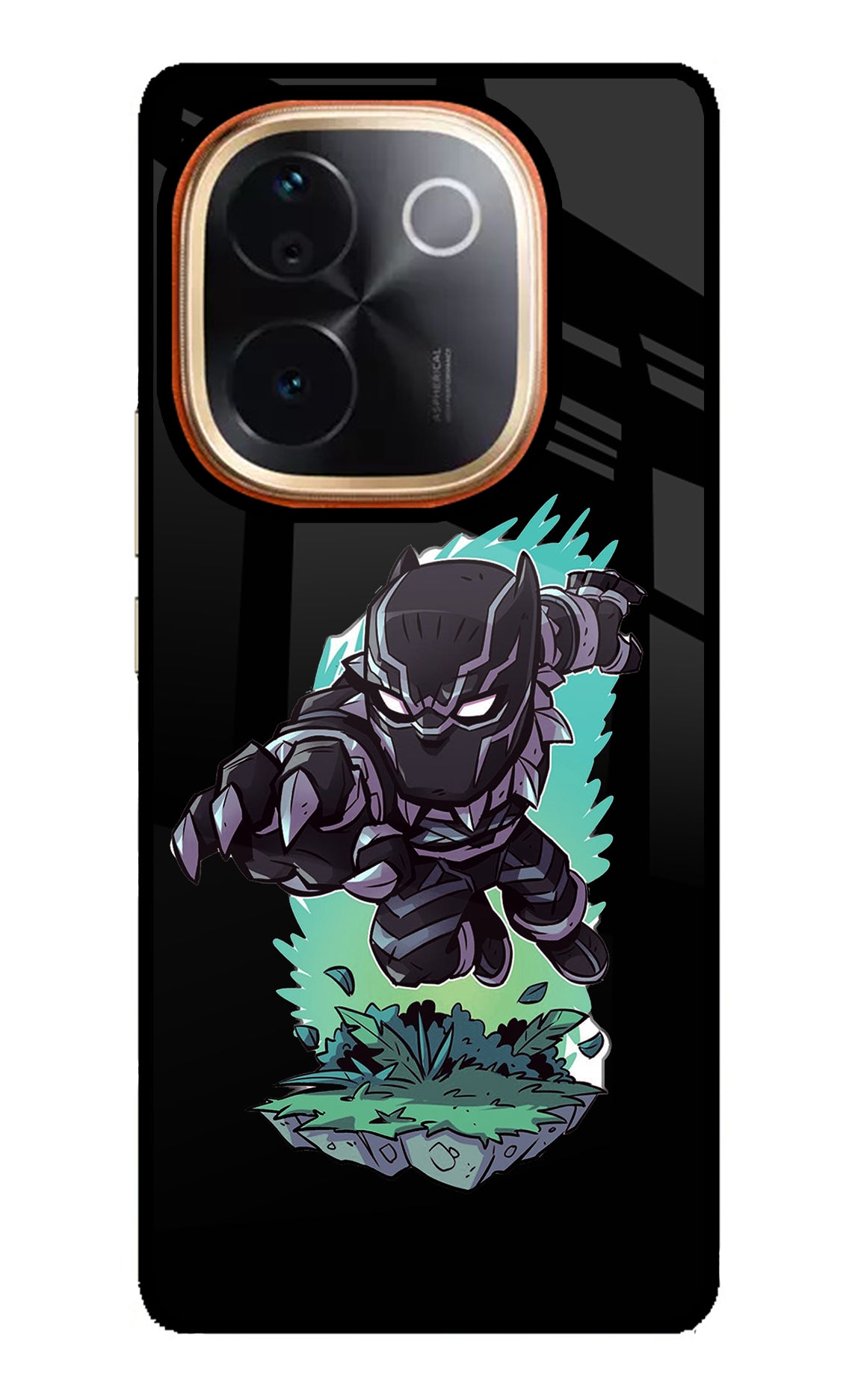 Black Panther Vivo T3 Pro 5G Glass Case