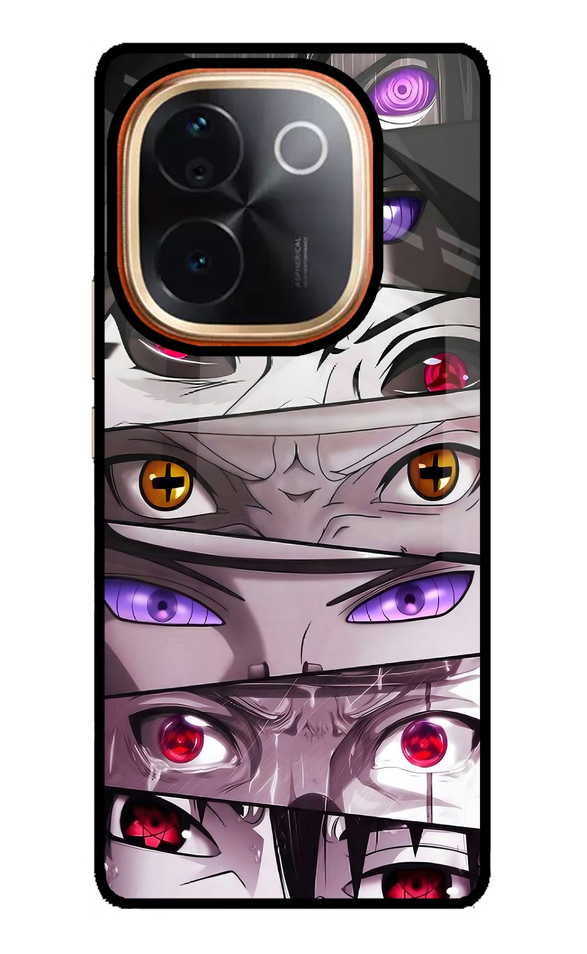 Naruto Anime Vivo T3 Pro 5G Glass Case