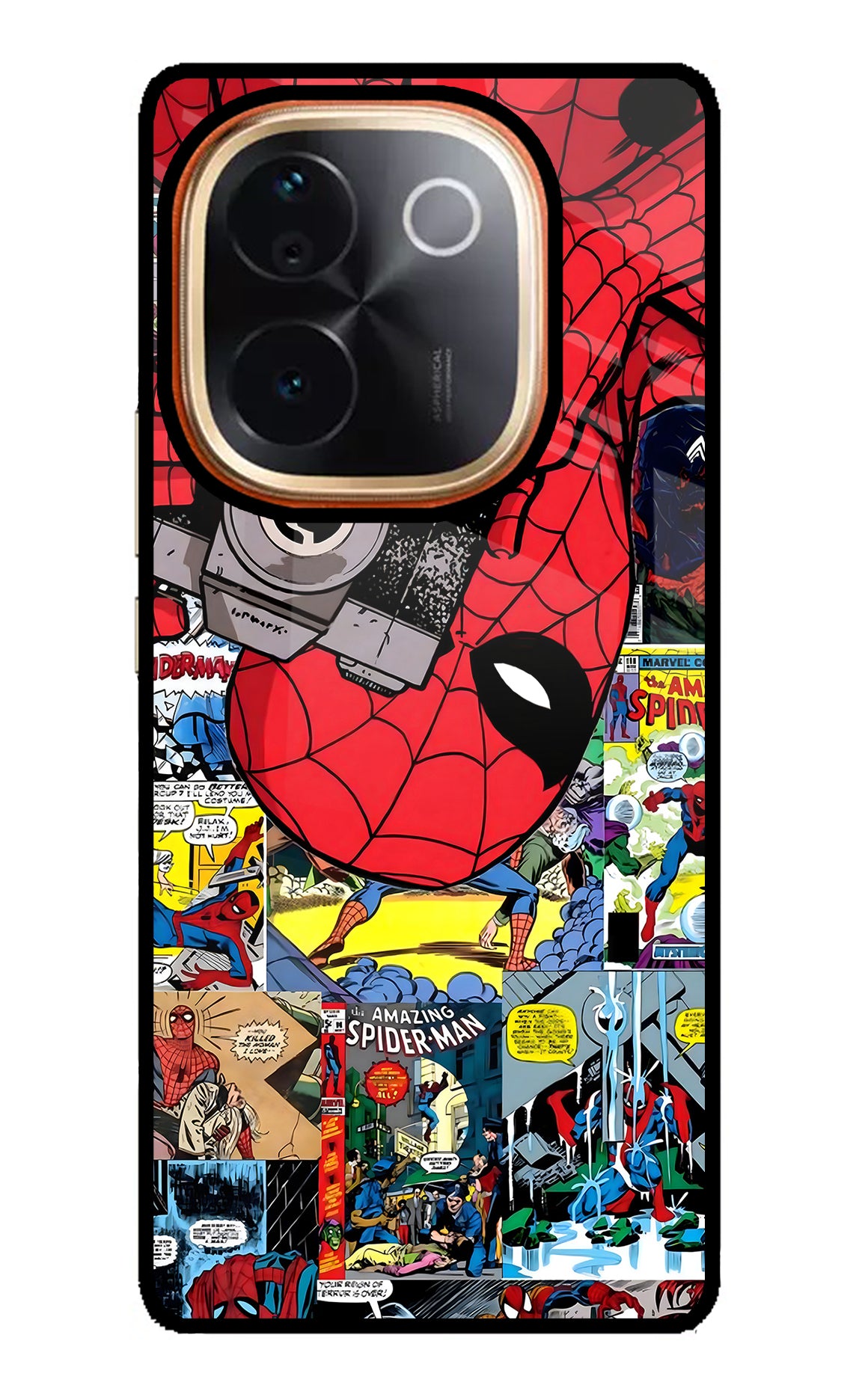 Spider Man Vivo T3 Pro 5G Glass Case