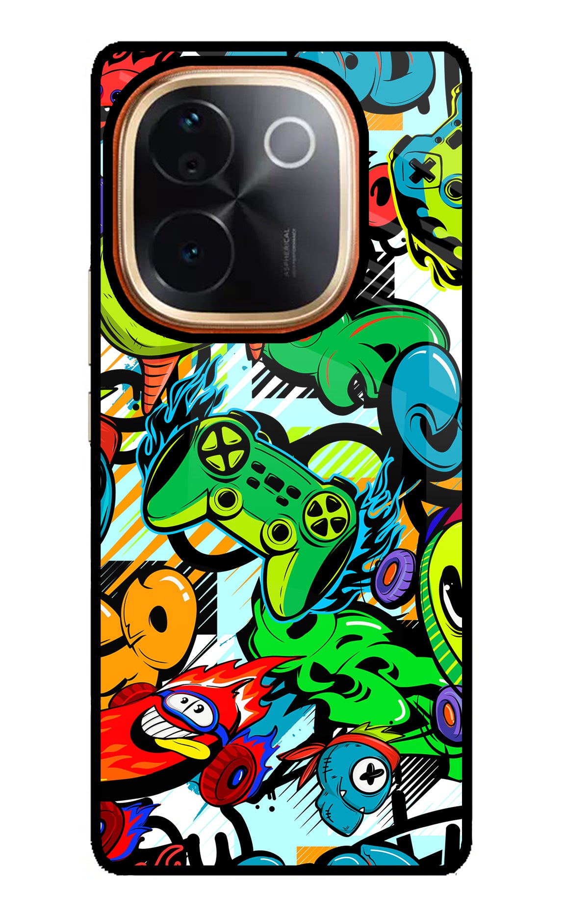 Game Doodle Vivo T3 Pro 5G Glass Case