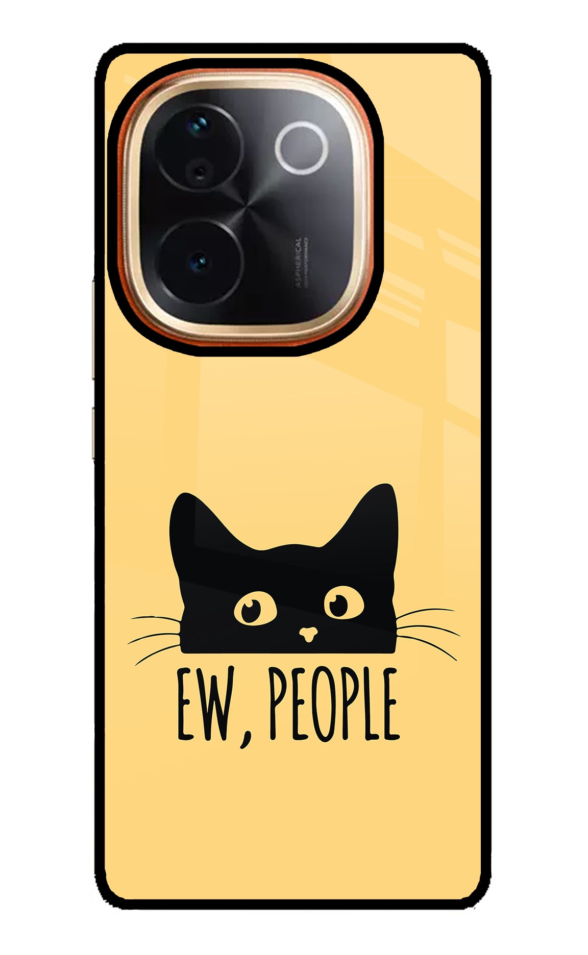 Ew People Catitude Vivo T3 Pro 5G Glass Case