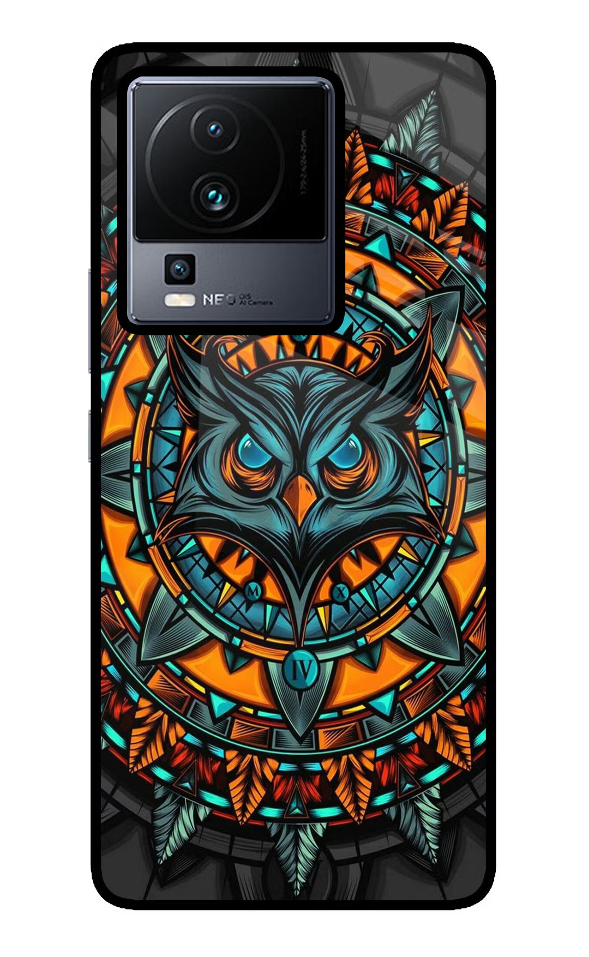 Angry Owl Art Case for iQOO Neo 7 Pro by Casekaro