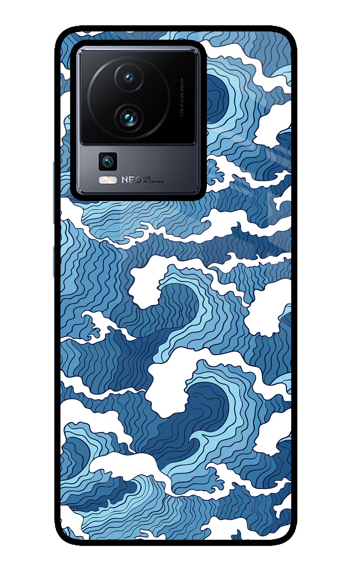 Blue Waves Case for iQOO Neo 7 Pro by Casekaro